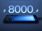 The OnePlus Nord CE6 features an 8,000mAh battery.