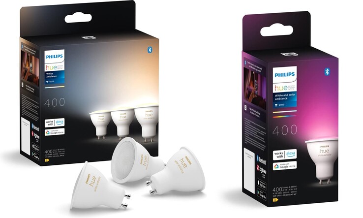 Packaging for the supposedly new Philips Hue GU10 smart bulbs. (Image source: Hueblog)