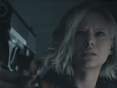 A screengrab of Resident Evil Reqiuem protagonist Grace Ashcroft holding a gun