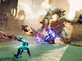 An image showing a battle in Atlas Fallen: Reign of Sand.