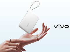The Vivo 22.5 W power bank costs around $14 in China. Pictured: the portable charger. (Image source: Vivo - edited)