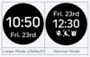 The Withings Watchface feature with Large mode as default. (Image source: Withings)