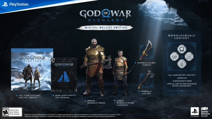 God of War Ragnarok Digital Deluxe Edition (image via Sony)
