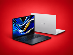 Asus ProArt P16 shown in black and white color options
