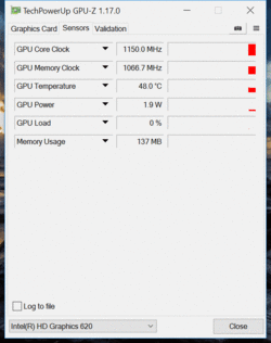 The maximum core clock is 1150 MHz.