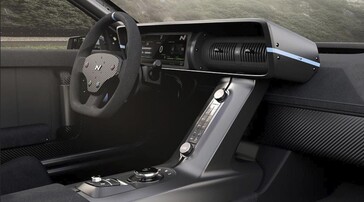 The interior of the N Vision 74 is the best kind of minimalist design that puts driving first and foremost. (Image source: Hyundai)