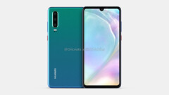 Renders of the Huawei P30. (Source: OnLeaks)