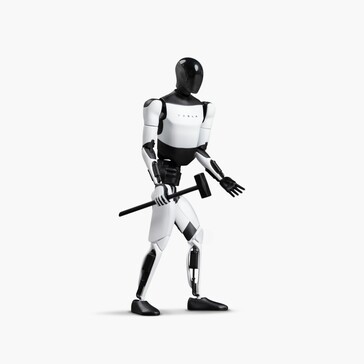 Tesla Bot action figure comes with a CyberHammer