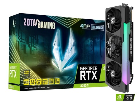 Zotac RTX 3090 Ti AMP Extreme Holo Review. (Image Source: Zotac)