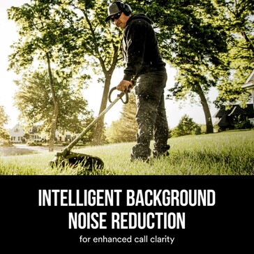The WorkTunes can take calls over Bluetooth connection to a smartphone, and noise-cancellation and auto-volume adjustment helps prevent hearing loss due to excessively high volume levels. (Image source: 3M)