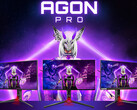 AOC's new Agon Pro monitors all have 27-inch panels and are designed for competitive gamers. (Image source: AOC)