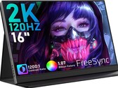 Hongo 2K 16-inch 120 Hz portable monitor just got even cheaper at just US$140 for Amazon Prime users (Source: Amazon)