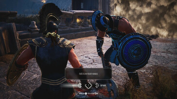 An image showing a battle in Achilles: Legends Untold.