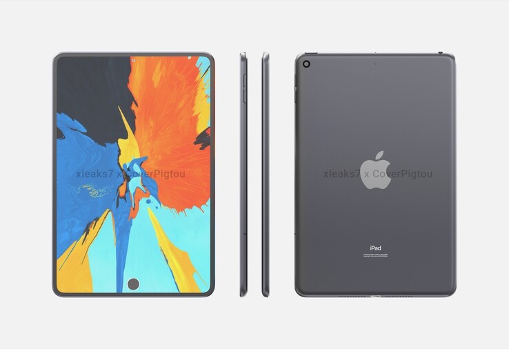 IPad mini 6 trông rất giống thế này.  (Nguồn ảnh: Pigtou & @ xleaks7)