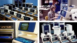 The design is taken from the Data General Dasher keyboard form the 1970's, seen above (Image source: Atomic)