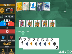 A screenshot from Balatro (above), while an screengrab from 