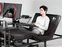 The Bauhutte Gaming Bed is motorized, allowing you to adapt the bed into a chair. (Image source: Bauhutte)