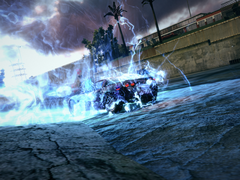 An ingame screenshot from Blur.