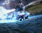 An ingame screenshot from Blur.