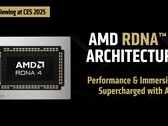 AMD RDNA 4 gets previewed at CES 2025. (Image Source: AMD)