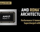 AMD RDNA 4 gets previewed at CES 2025. (Image Source: AMD)