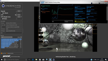 clock behavior Cinebench R15