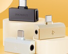 FiiO has launched the Snowsky Tiny, an external USB-C headphone DAC, in three colors and two versions. (Image source: FiiO)