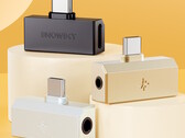 FiiO has launched the Snowsky Tiny, an external USB-C headphone DAC, in three colors and two versions. (Image source: FiiO)