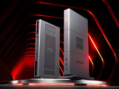 The EVO-X3 will be available globally on June 29, 2026. Pictured: a promo picture of the mini PC showcasing its design.