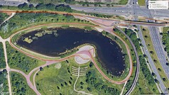 GNSS test drive: lake
