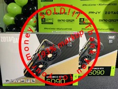 Variants of the GeForce RTX 5090 are being sold for ungodly sums on sites like eBay. (Image source: eBay - edited)