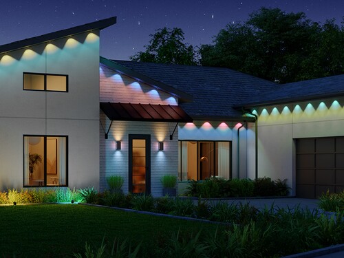 Govee Permanent Outdoor Lights 2 Pro shown with multiple lighting zones