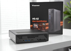 Minisforum MS-A2 mit AMD Ryzen 9 9955HX in review. (Image source: Notebookcheck)