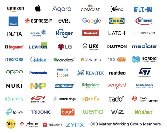 Matter's partners include a large number of manufacturers and platforms (Image Source: CSA)
