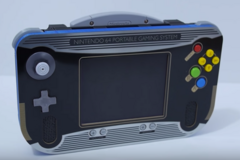 Ben Heck&#039;s custom made N64 Portable. (Image source: YouTube)