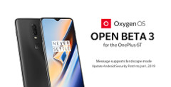 The latest Open Beta for the OnePlus 6T (and 6) is now available. (Source: OnePlus)