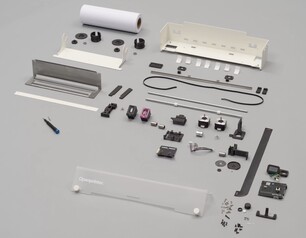 The printer uses standard components and the mechanical design files will be open sourced (Image source: Open Tools)