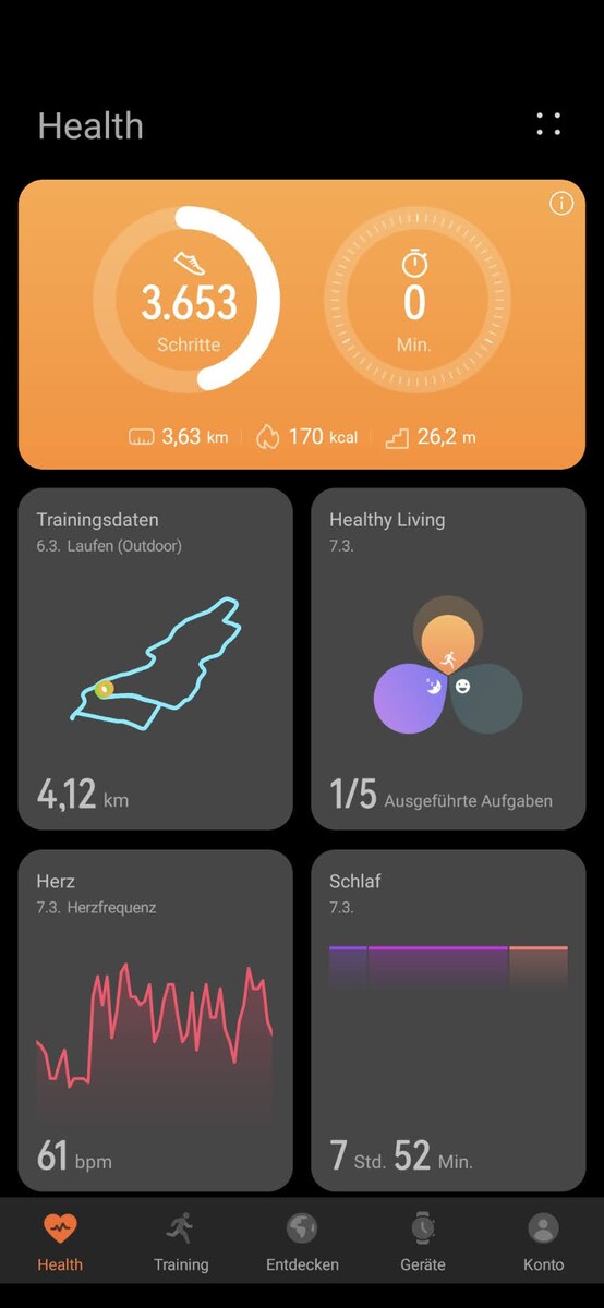 Huawei health online wear beta
