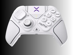 Victrix Pro BFG Reloaded controller shown in white with fight pad module (Image source: Turtle Beach PR)