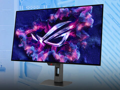 The ROG Strix OLED XG32UCWMG is a faster alternative to the cheaper XG32UCWG. (Image source: Asus - edited)