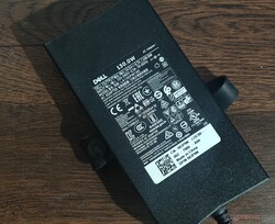 Supplied 130 W power brick.