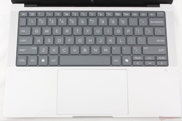 Keycaps have been redesigned with larger font sizes and centered printing
