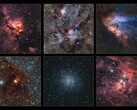 Some highlights from the most detailed infrared map of the Milky Way. (Image source: ESO.org)