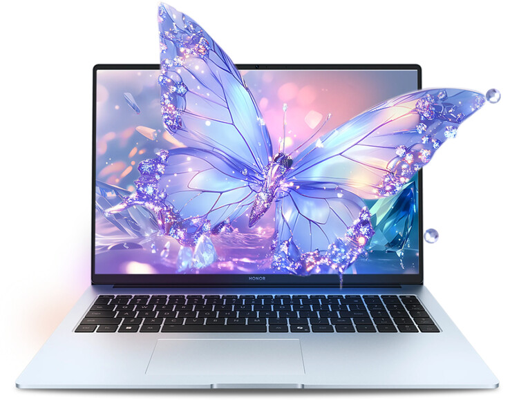 The MagicBook X16 Plus 2025 features a number pad, unlike many competing 16-inch laptops. (Image source: Honor)