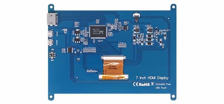 There's a touchscreen version of this secondary display, but no housing is included in the box