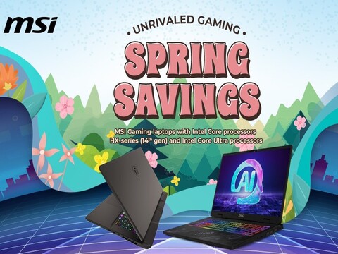 MSI Spring 2024 Deals: Up to 30% off on latest gaming and productivity laptops