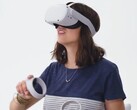 The Quest 2 pictured in the video. (Image: Oculus)