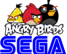 Sega has announced that it will buy the company that created Angry Birds. (Image: Sega and Angry Birds logos)