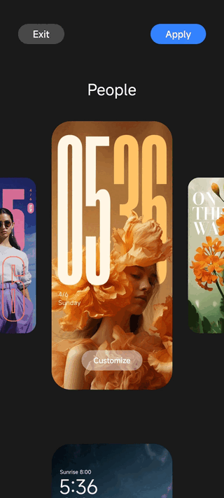 iOS 26-style lockscreen customizations (Image source: u/Square-Opportunity48 via Reddit)