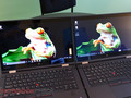 X1 Yoga: WQHD OLED (left) vs. FHD IPS (right)